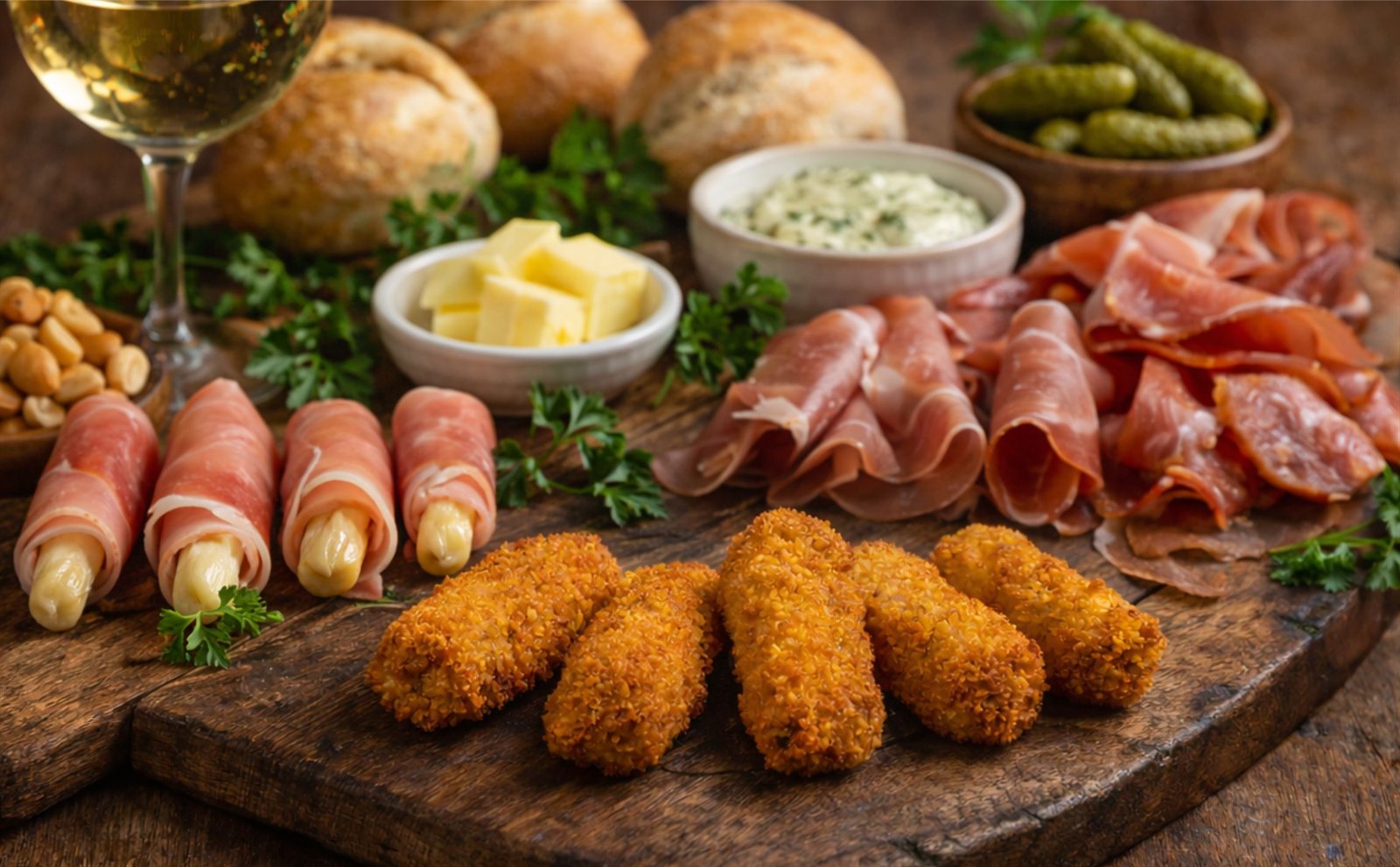 Aspergecroquetjes van Heeren van Loosdrecht